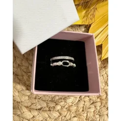 BAGUE OSCAR - ARGENT