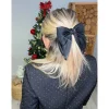 BARRETTE GROS NOEUD PERLES