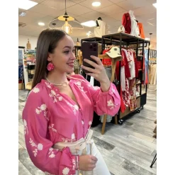 BLOUSE AYANA - ROSE
