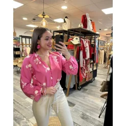 BLOUSE AYANA - ROSE