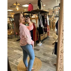 BLOUSE NAÏLA - ROSE