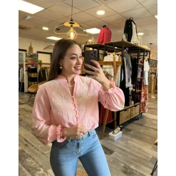 BLOUSE NAÏLA - ROSE
