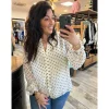 BLOUSE SYLVETTE ECRU -PULPEUSE