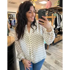 BLOUSE SYLVETTE ECRU -PULPEUSE