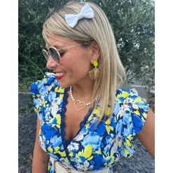 BOUCLES D'OREILLES CHRISTINA - VERT