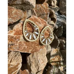 BOUCLES D'OREILLES JANE - BLANCHE