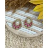 BOUCLES D'OREILLES JANE - FUSHIA