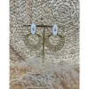 BOUCLES D'OREILLES KELLIE - BLANC