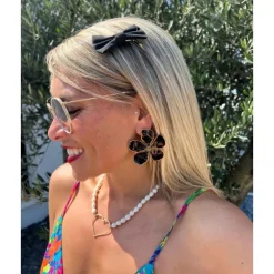 BOUCLES D'OREILLES LOLY - NOIR
