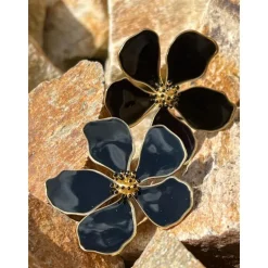 BOUCLES D'OREILLES LOLY - NOIR