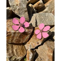 BOUCLES D'OREILLES LOLY - ROSE