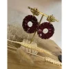 BOUCLES D'OREILLES MIYO - BORDEAUX