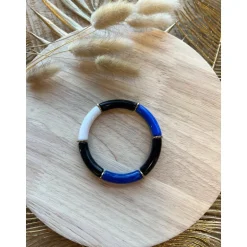 BRACELET WAFA - BLEU/NOIR