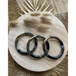 BRACELET WAFA - GRIS OR