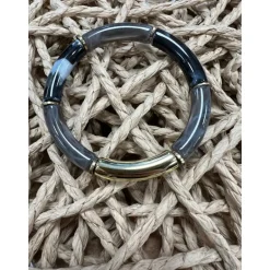 BRACELET WAFA - GRIS OR