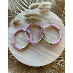 BRACELET WAFA - ROSE PASTEL
