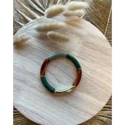 BRACELET WAFA - SAPIN/MARRON