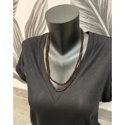 BRACELET/COLLIER KANNA - CHOCO