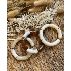BRACELETS TRIO - ECRU