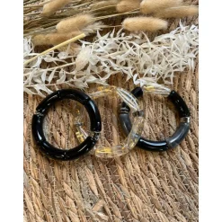 BRACELETS TRIO - NOIR