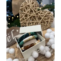 BRACELETS TRIO - VERT