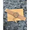 CEINTURE BAYA - CAMEL CLAIR
