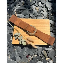 CEINTURE TINA - CAMEL