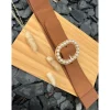 CEINTURE ZIA - CAMEL