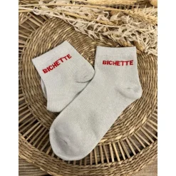 CHAUSETTES BICHETTE - GRIS