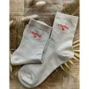CHAUSSETTES MAMIE - BEIGE