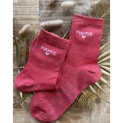 CHAUSSETTES MAMIE - CORAIL