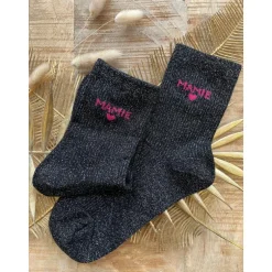 CHAUSSETTES MAMIE - NOIR