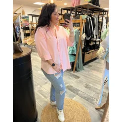 CHEMISE DARIANA - ROSE PULPEUSE