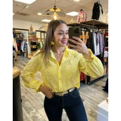 CHEMISE JORDANE- JAUNE