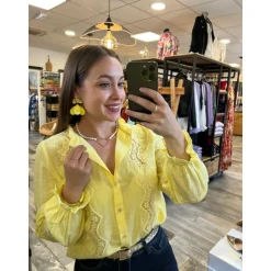CHEMISE JORDANE- JAUNE