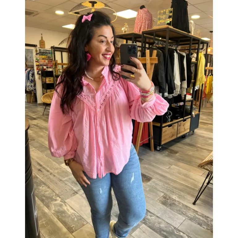 CHEMISE KAËLIA-ROSE