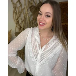 CHEMISE MAELINE - BLANC