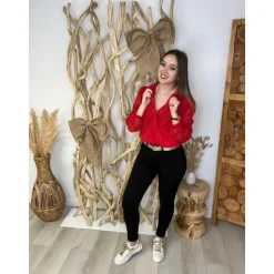 CHEMISE MAELINE - ROUGE