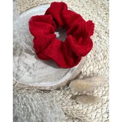 CHOUCHOU VELOUR - ROUGE
