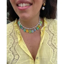 COLLIER MYKONOS - BLEU