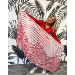 FOULARD OURIEL - ROUGE