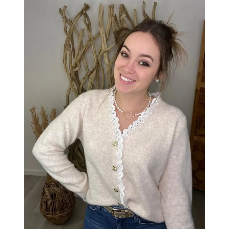 GILET CAELAN - BEIGE