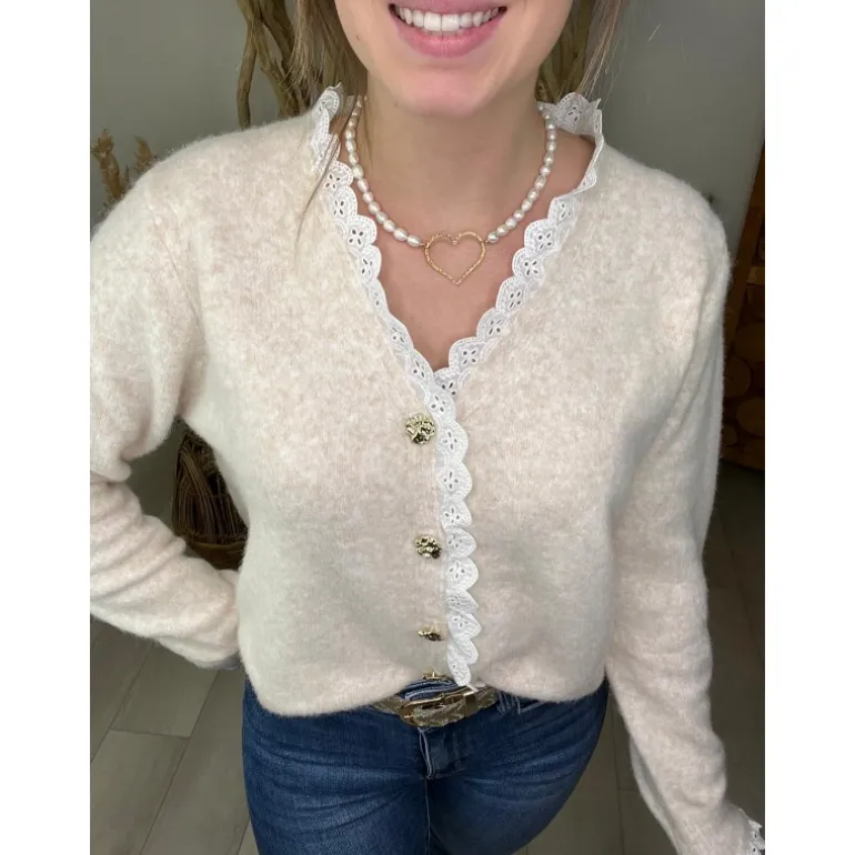 GILET CAELAN - BEIGE