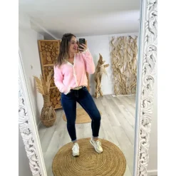 GILET CAELAN - ROSE