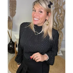 JUPE SHORT PERNELLE - NOIR