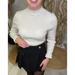 JUPE SHORT PERNELLE - NOIR