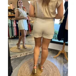 JUPE SHORT ZELIO - BLANC