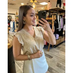JUPE SHORT ZELIO - BLANC