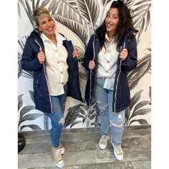 MANTEAU ZOÉ-BLEU
