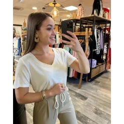 PANTALON GUYLENE - BEIGE